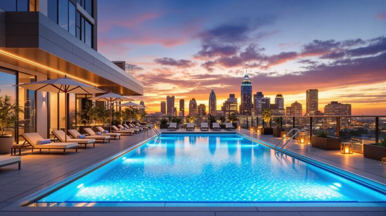 The Best Rooftop Apartment Pools in Downtown Austin