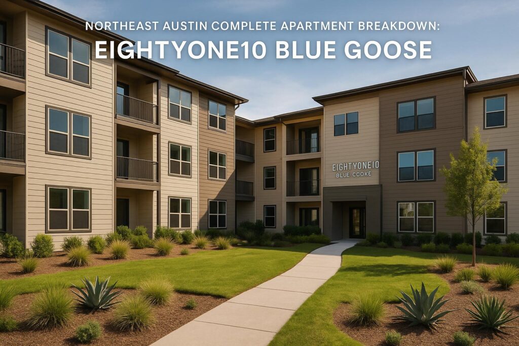 Northeast Austin Complete Apartment Breakdown: Eightyone10 Blue Goose