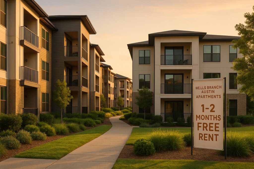 Modern Wells Branch Austin Apartments Offering 1-2 Months Free Rent July 2025