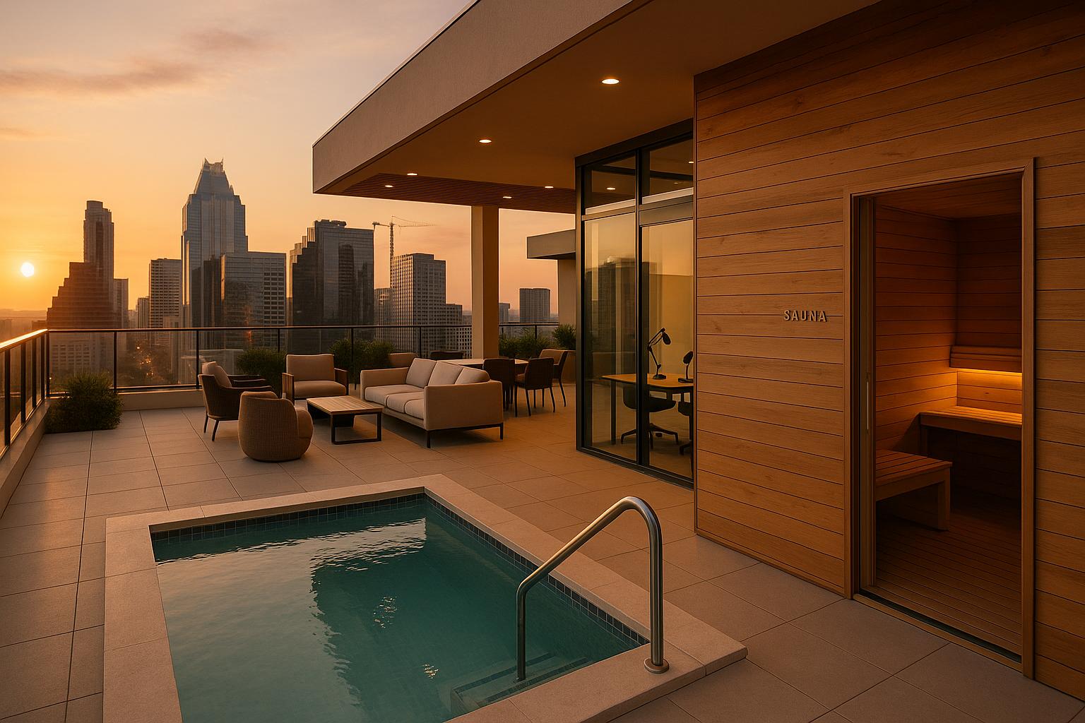 Best Apartment Amenities in Downtown Austin: Saunas, Cold Plunges, Podcast Studios & More