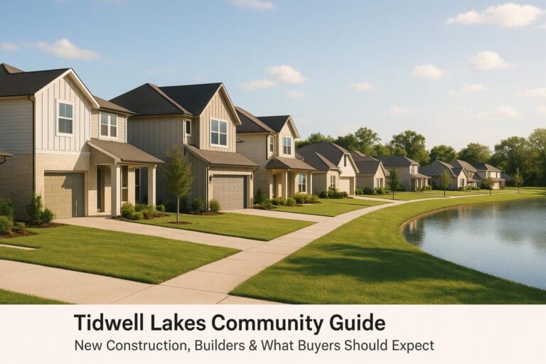 Tidwell Lakes Community Guide: New Construction, Builders & What Buyers Should Expect