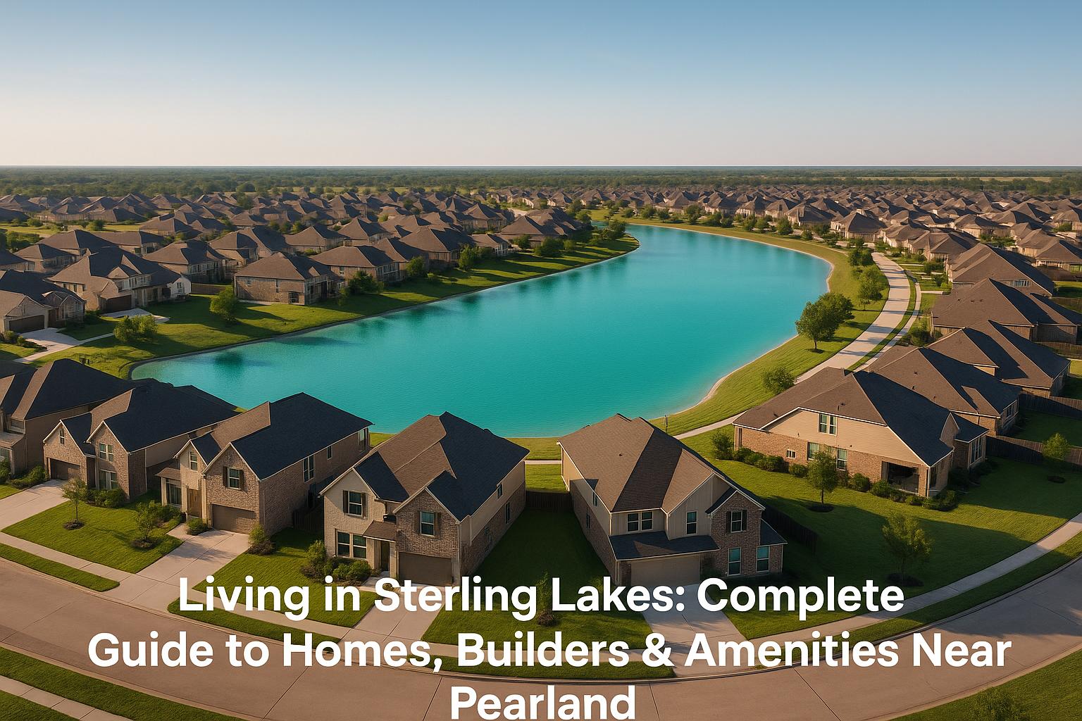 Living in Sterling Lakes: Complete Guide to Homes, Builders & Amenities Near Pearlan