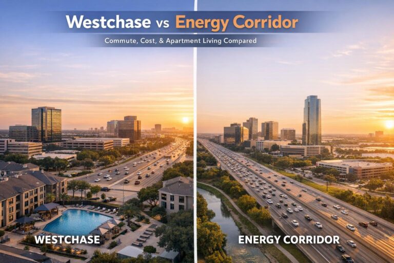 Westchase vs Energy Corridor: Commute, Cost, and Apartment Living Compared