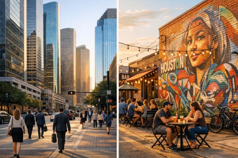 Downtown Houston vs EaDo: Urban Core or Creative Edge?