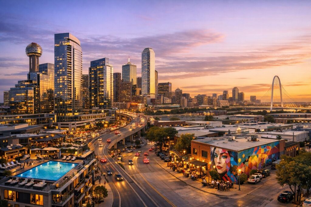 Victory Park vs Design District Dallas: High-Rise Living Compared
