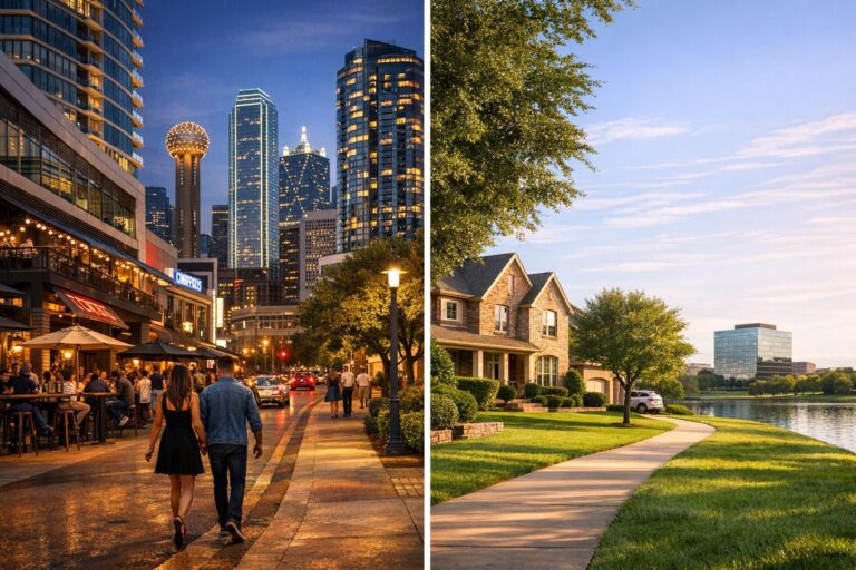 Victory Park vs Las Colinas: Downtown Dallas vs Master-Planned Living