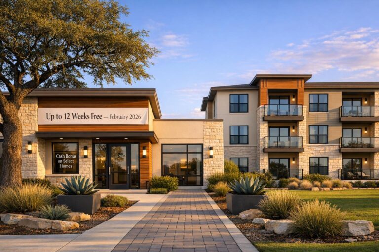 Best Buda & Kyle Rent Specials: Up to 12 Weeks Free (February 2026)