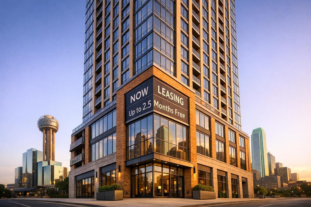 Downtown Dallas Apartments Offering Up to 2.5 Months Free Rent (February 2026)
