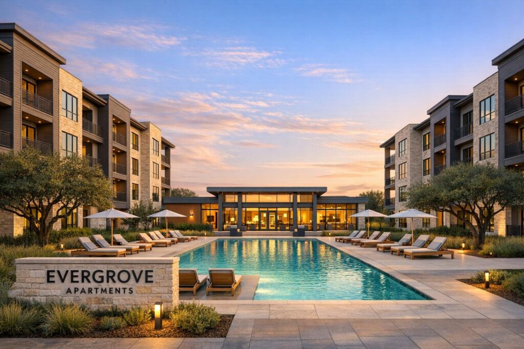 The Evergrove Apartments: New Construction Living in Leander