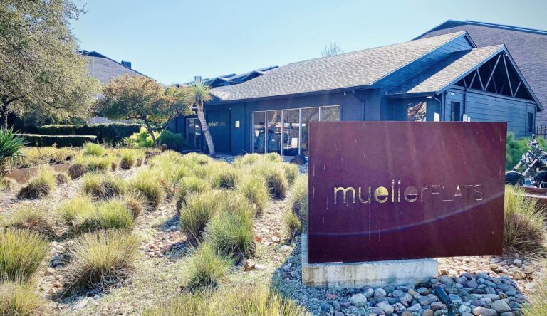 Mueller Flats apartments exterior, Austin